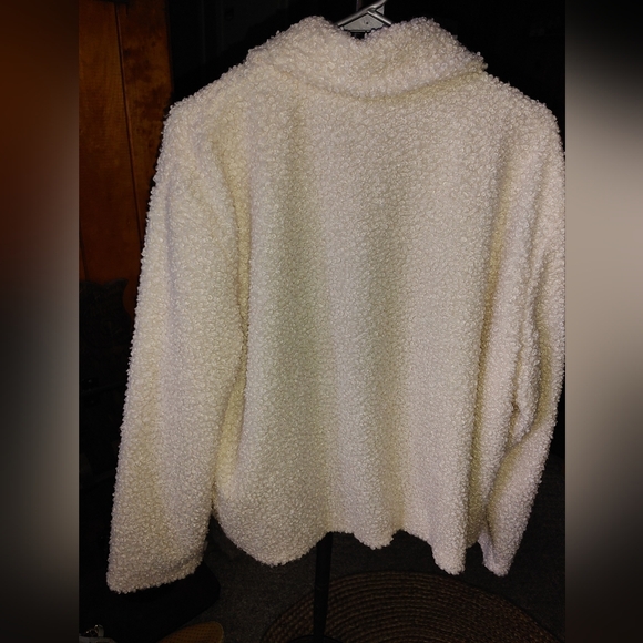 A.N.A Cream Teddy Jacket Sz.XXL NWT - Picture 3 of 7